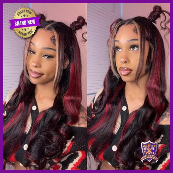 13x4 Lace Front Wig 20 Inch Body Wave 180 Density Human Hair Glueless main image 4